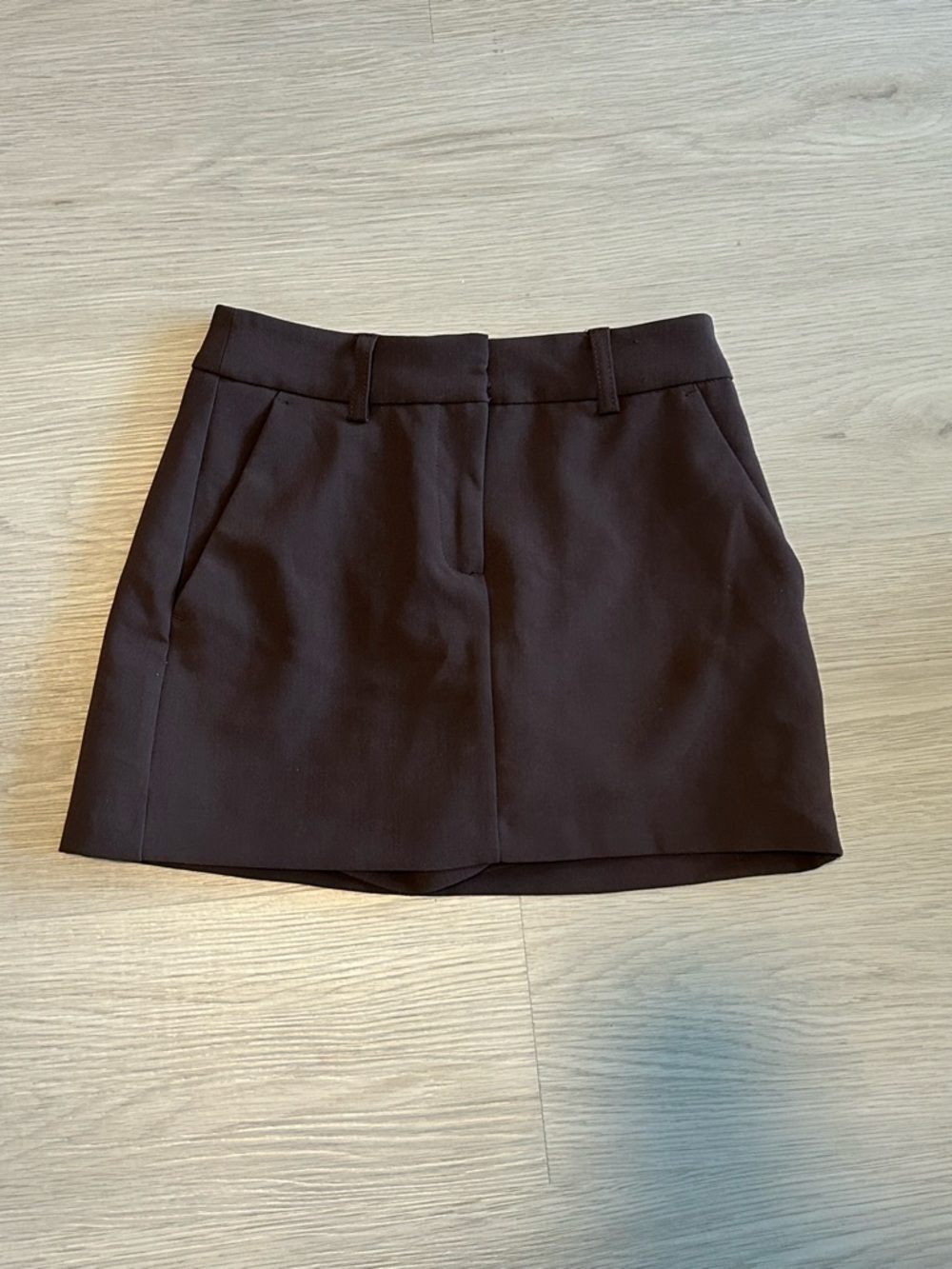 Dynamite Brown Mini Skort